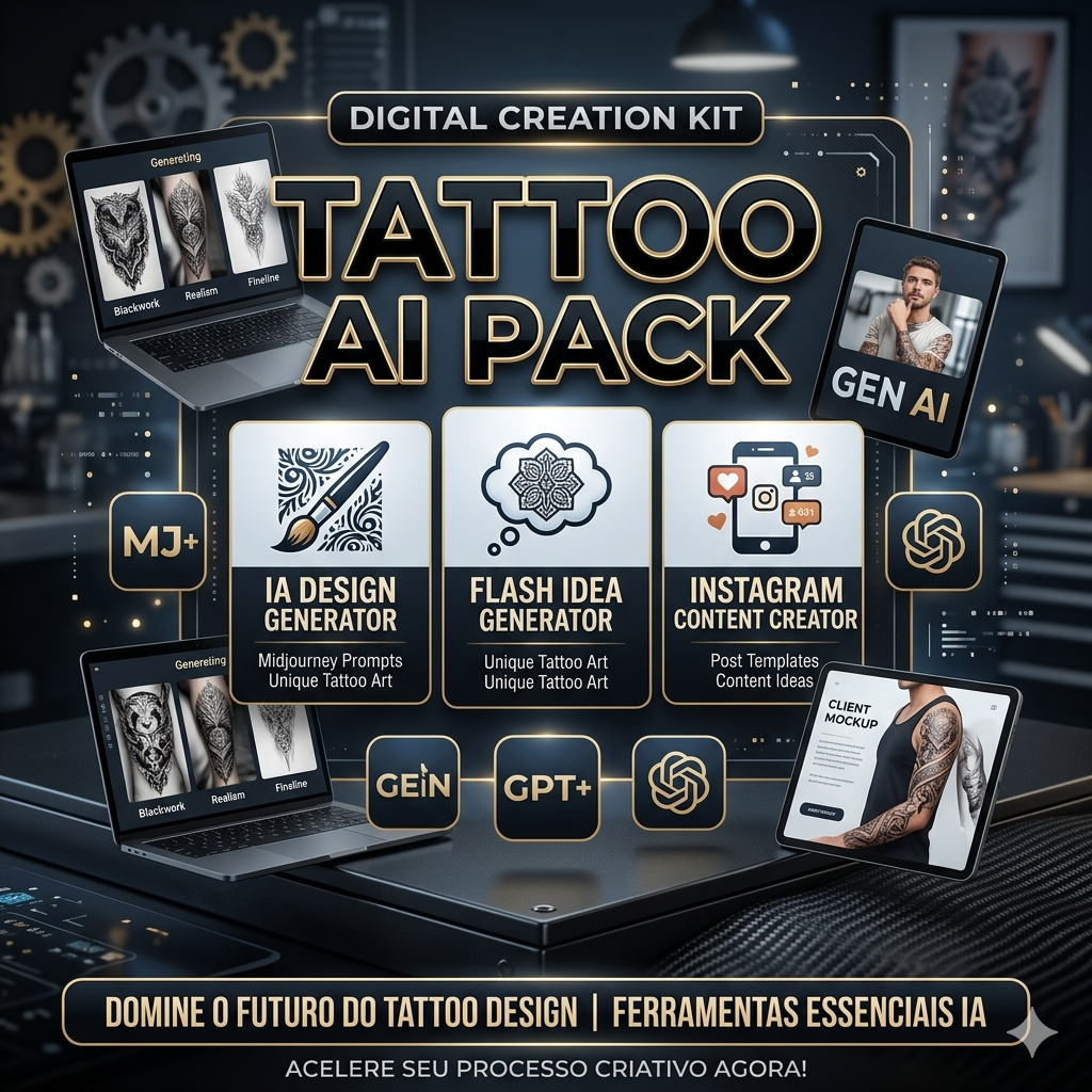 Pack Tatuador NINJA